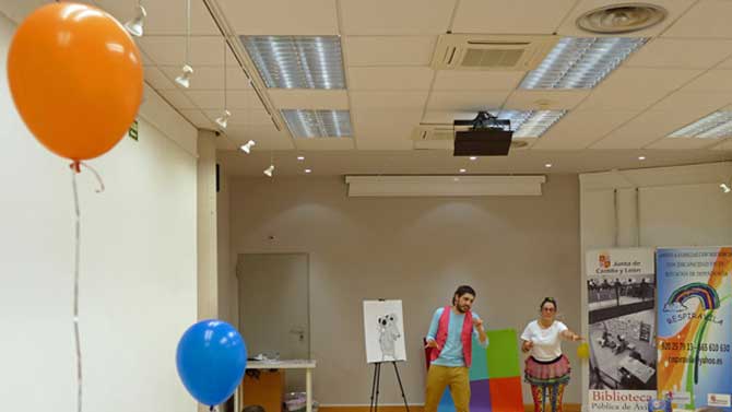 Imagen de archivo de una actividad en la Biblioteca.