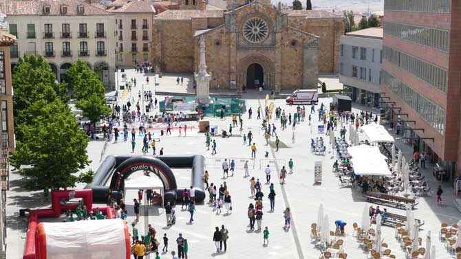 Día del Deporte en la Calle en el Mercado Grande.