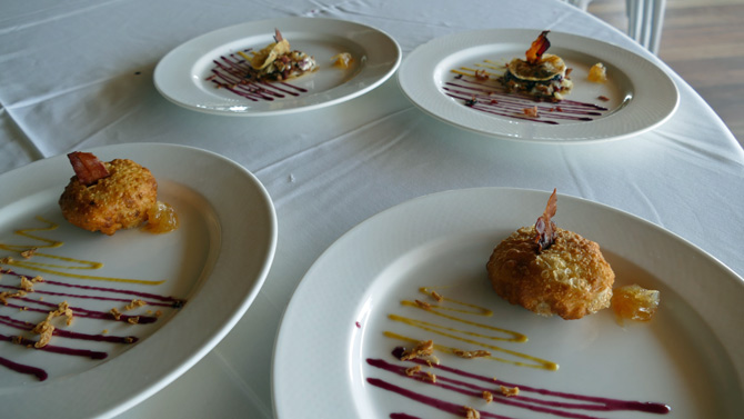 Tapas finalistas en un certamen de '&Aacute;vila en tapas'.