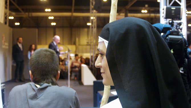 Imagen de archivo de una presentaci&oacute;n de la Red Huellas de Teresa.