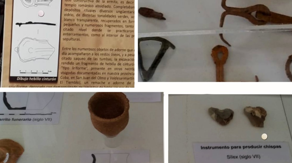 Exposición arqueológica en Navarrevisca.
