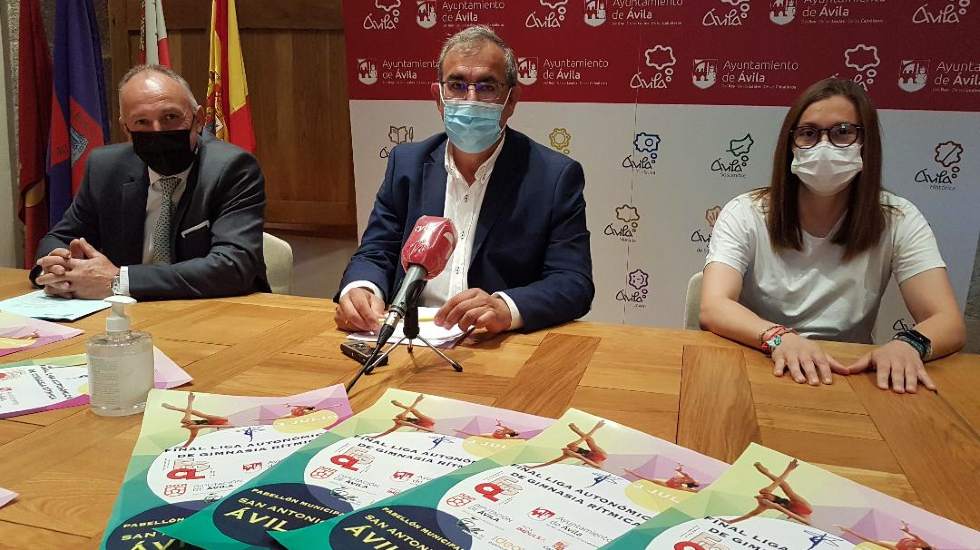 Presentación de la fase final de la liga autonómica de gimnasia rítmica