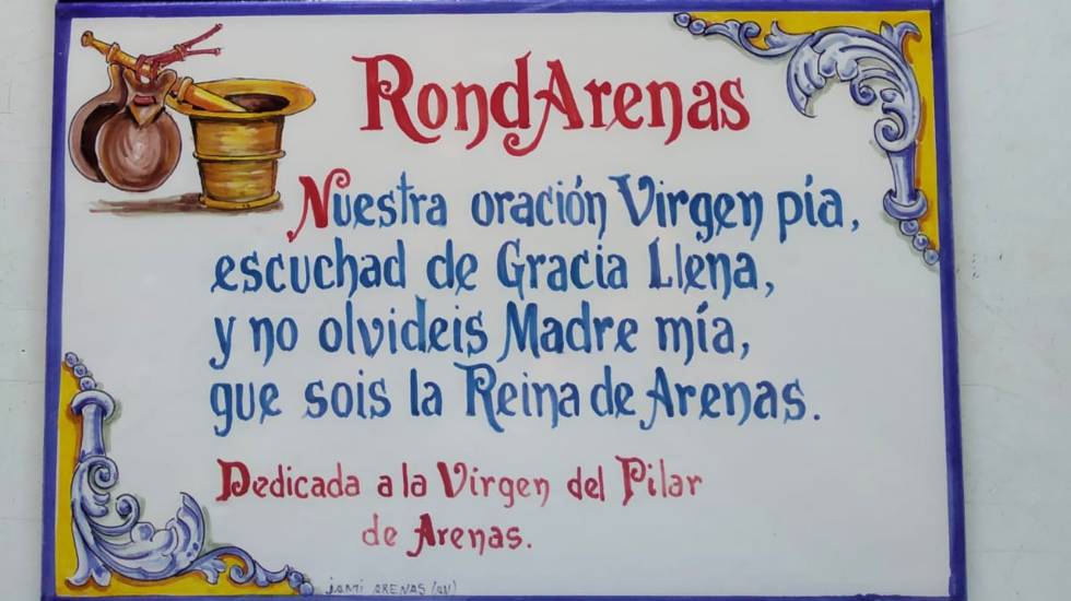 Placas de 'RondArenas' a intalar en Arenas de San Pedro.