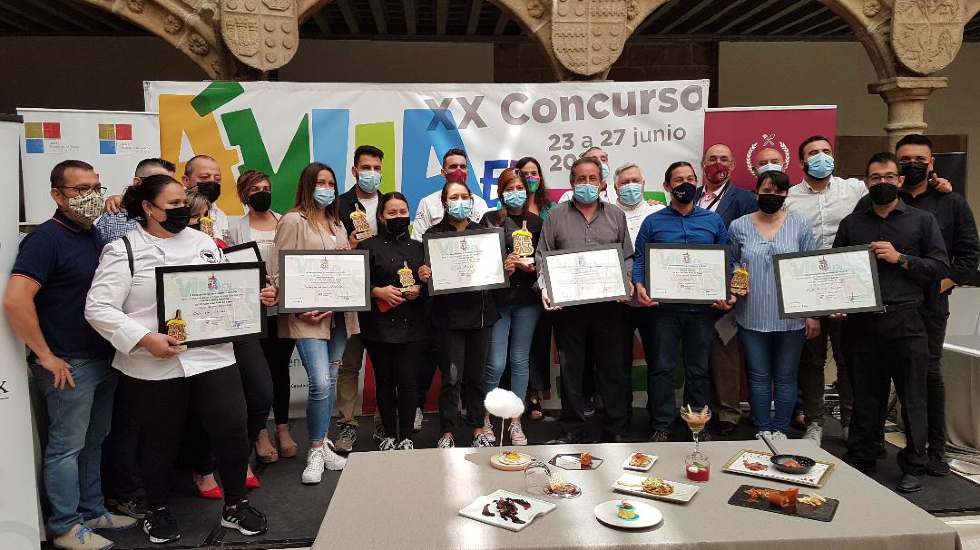 Premiados en el certamen gastronómico Ávila en Tapas.