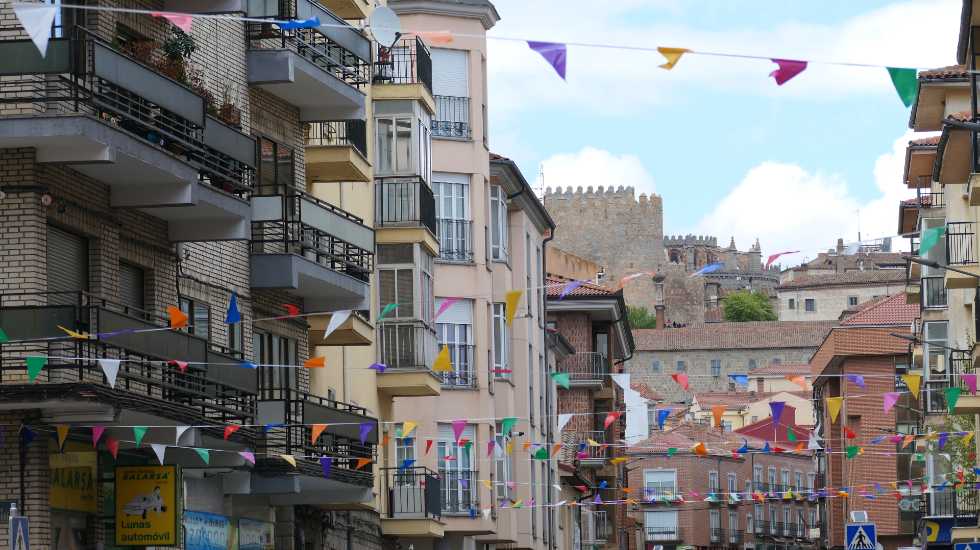 Calle Nuestra Señora de Sonsoles en el barrio de la Toledana.