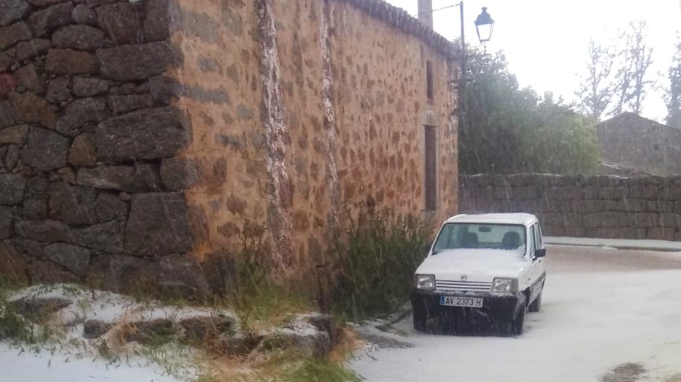 Granizo en Chamartín.