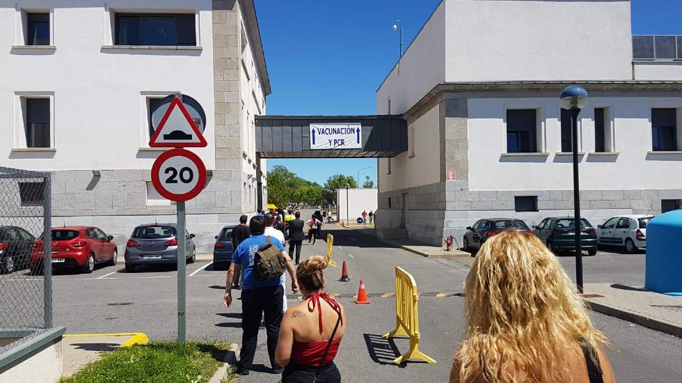 Vcaunación en el Hospital Provincial esta semana.