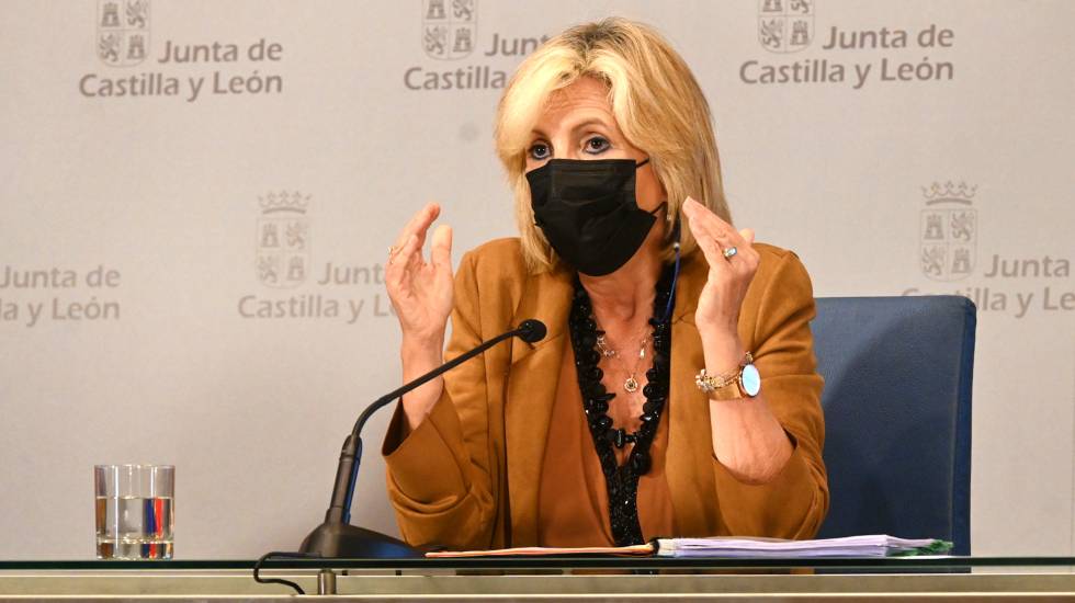 Rueda de prensa de la consejera de Sanidad.