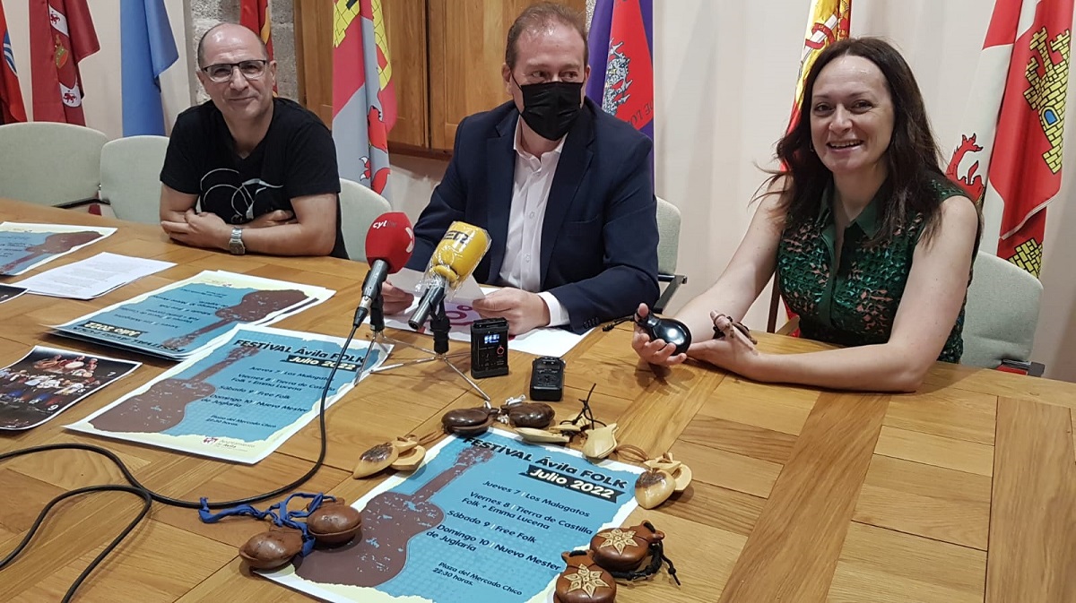 Presentación del festival de folk.