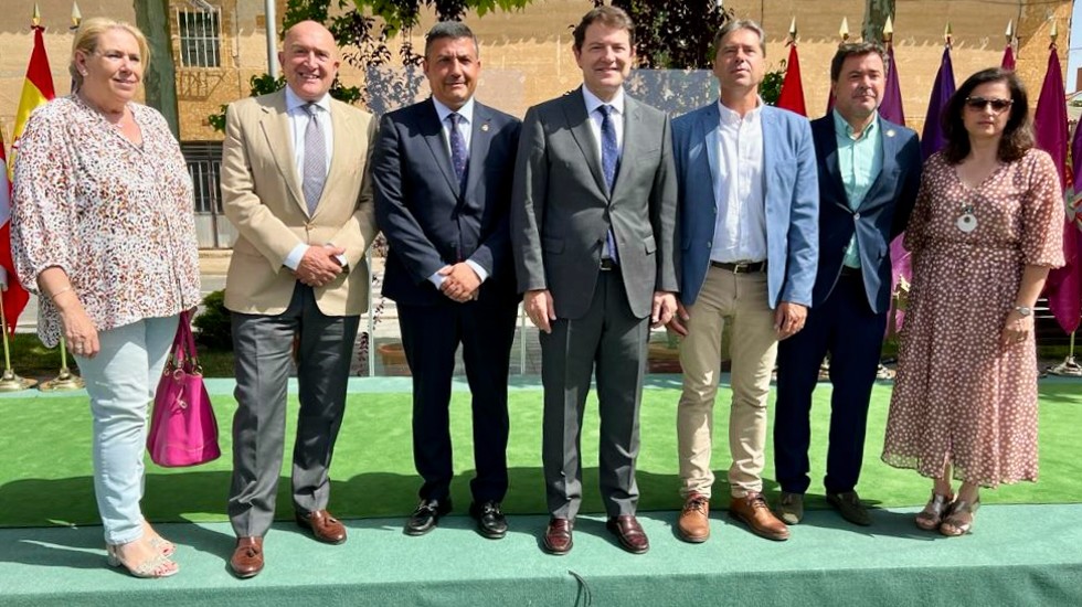 Carlos García y Alfonso Fernández Mañueco en la presentación del nuevo Fondo de Cohesión Local.