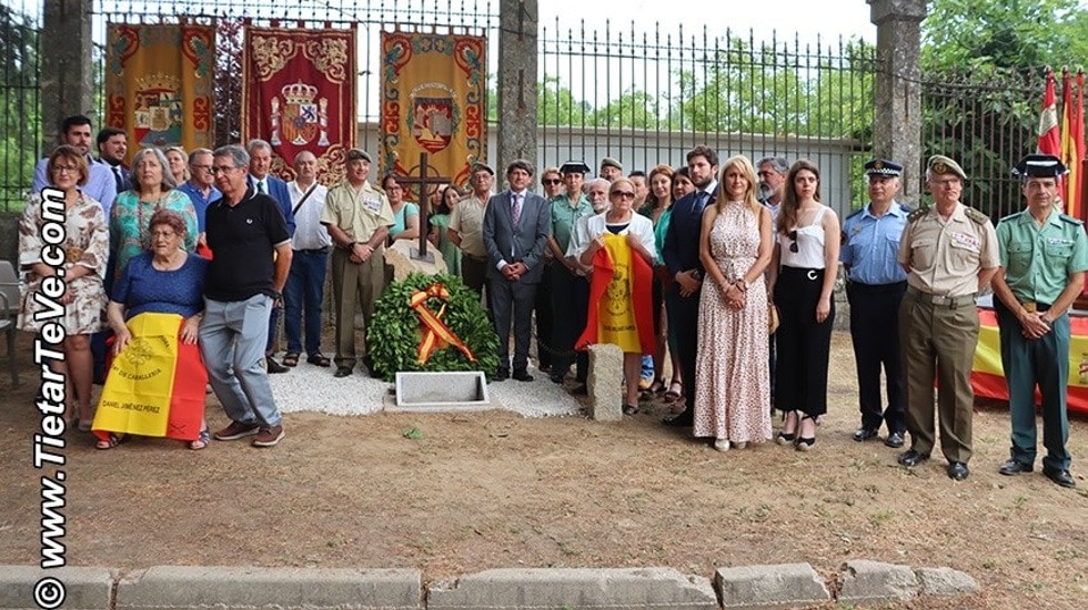 Homenaje en Arenas de San Pedro a los caídos en el Desastre de Annual.