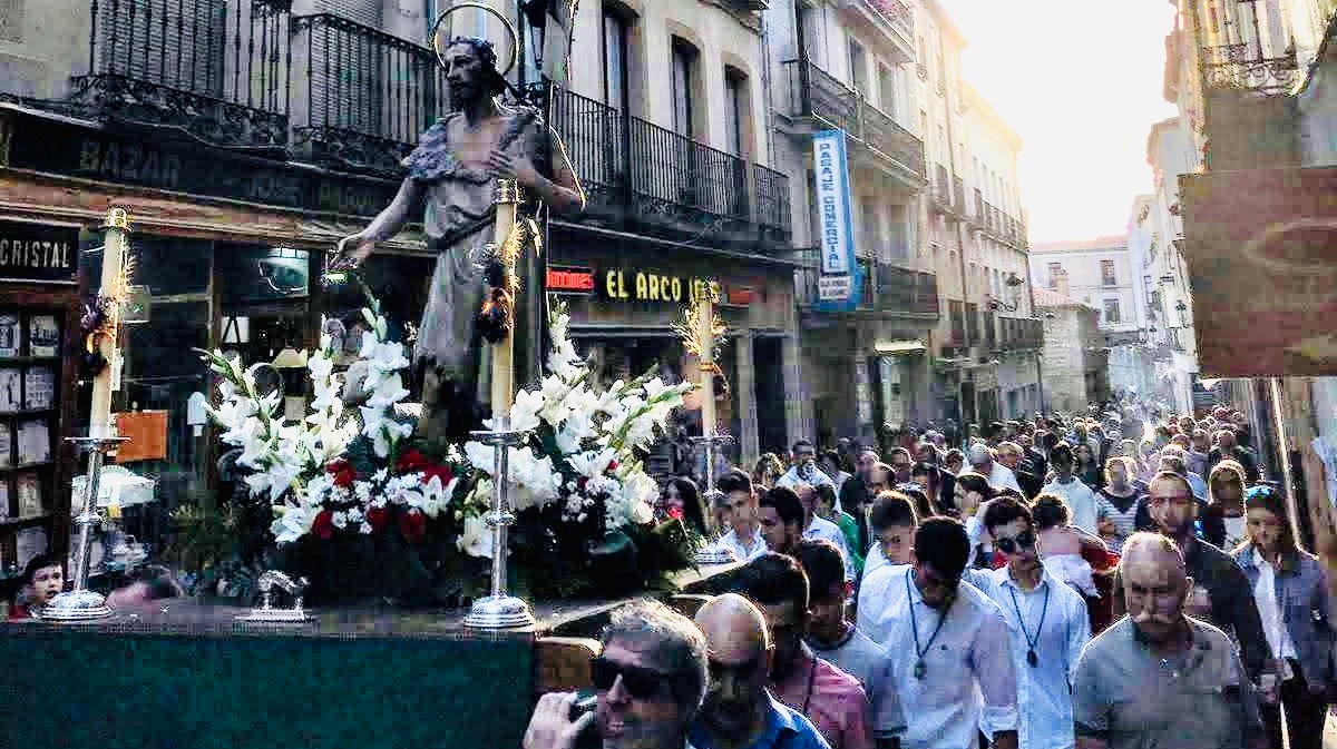 Procesión de San Juan Bautista en una edición anterior.