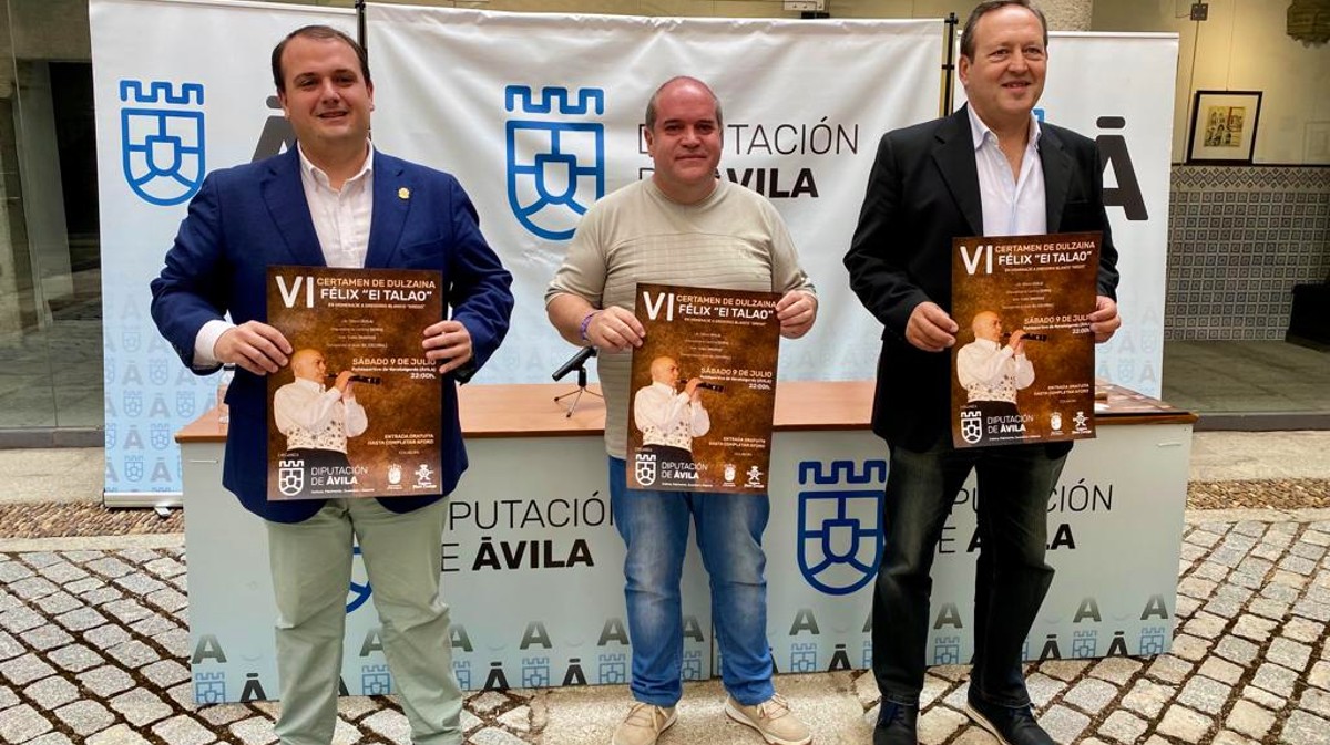 Presentación del VI Certamen de Dulzaina Félix ‘El Talao’ a celebrar en Navatalgordo.