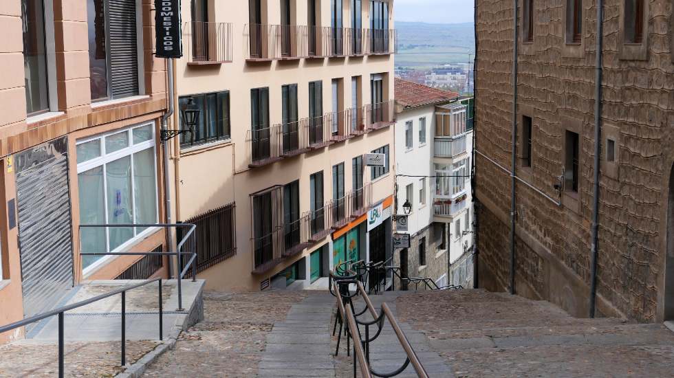 Cuesta de Gracia, donde se proyectan las escaleras mecánicas.