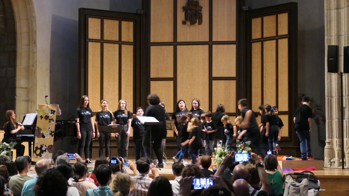 Concierto de las corales Amici Mei y Amici Mei Mini en las Jornadas Polifónicas.