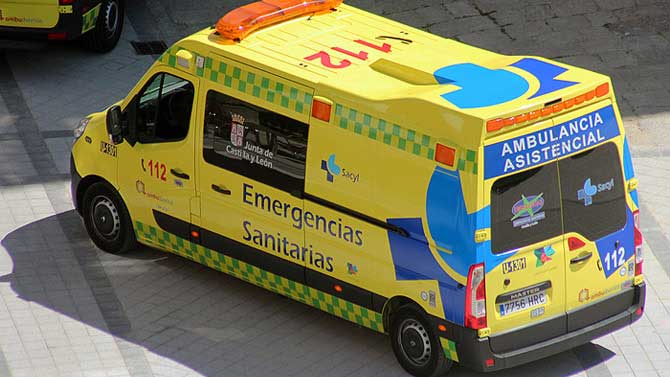 Ambulancia de soporte vital.