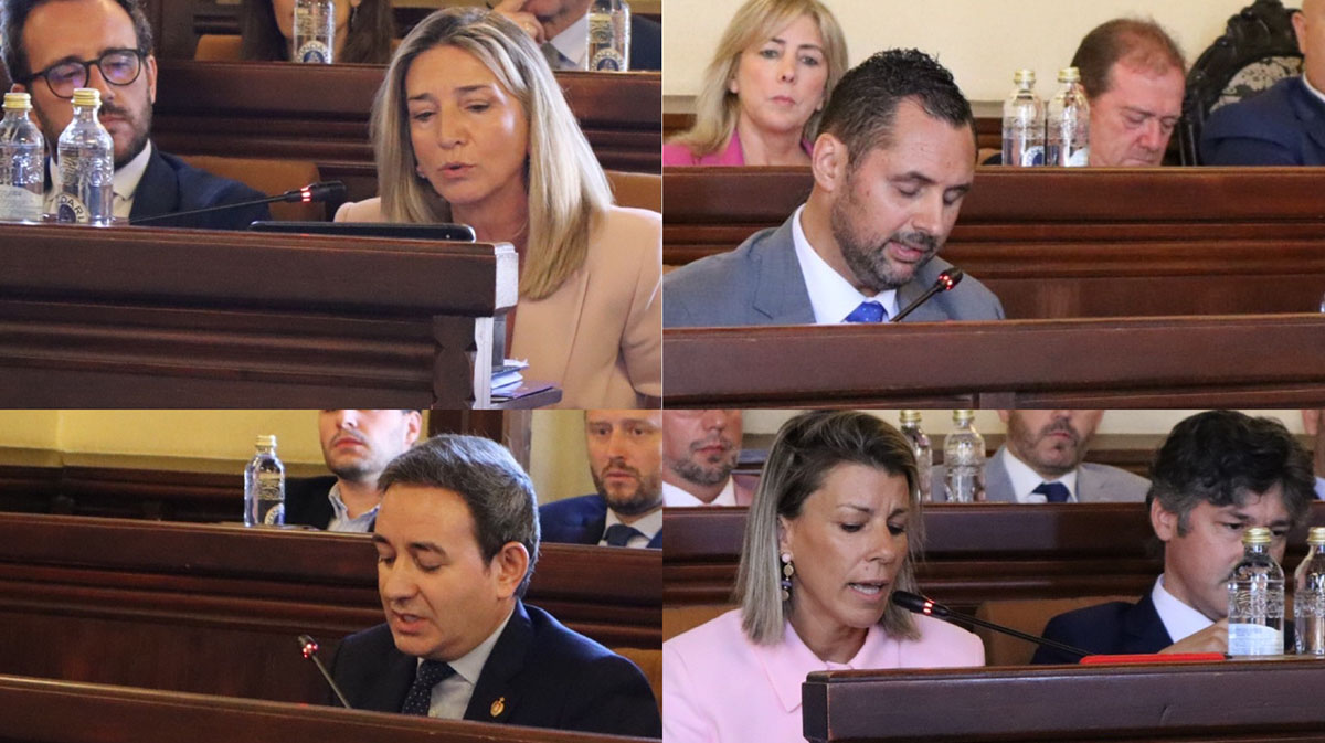 Portavoces de los grupos municipales del Ayuntamiento de Ávila