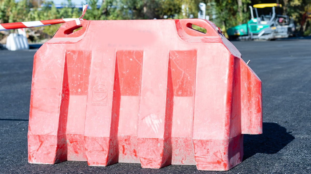 Imagen de archivo de obras de asfaltado.