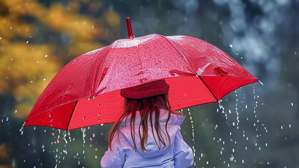 Imagen de archivo de lluvia.