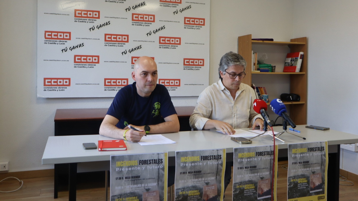 Jorge Nieto y Alberto Novoa de CCOO