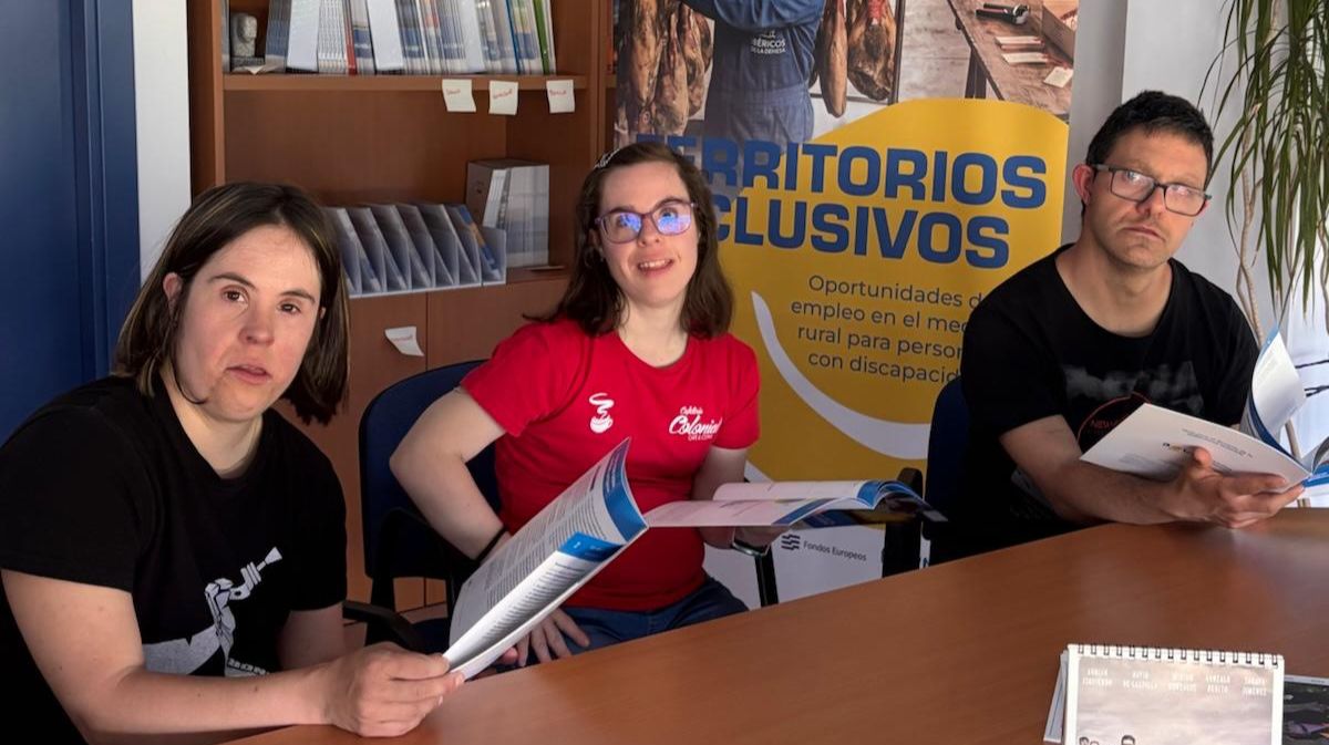 Participantes del programa de insercion de Down &Aacute;vila.