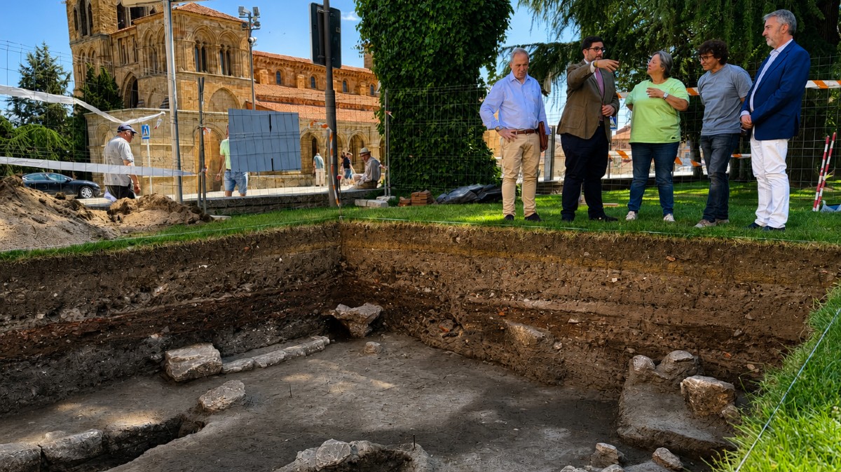 Excavaci&oacute;n arqueol&oacute;gica en San Vicente.