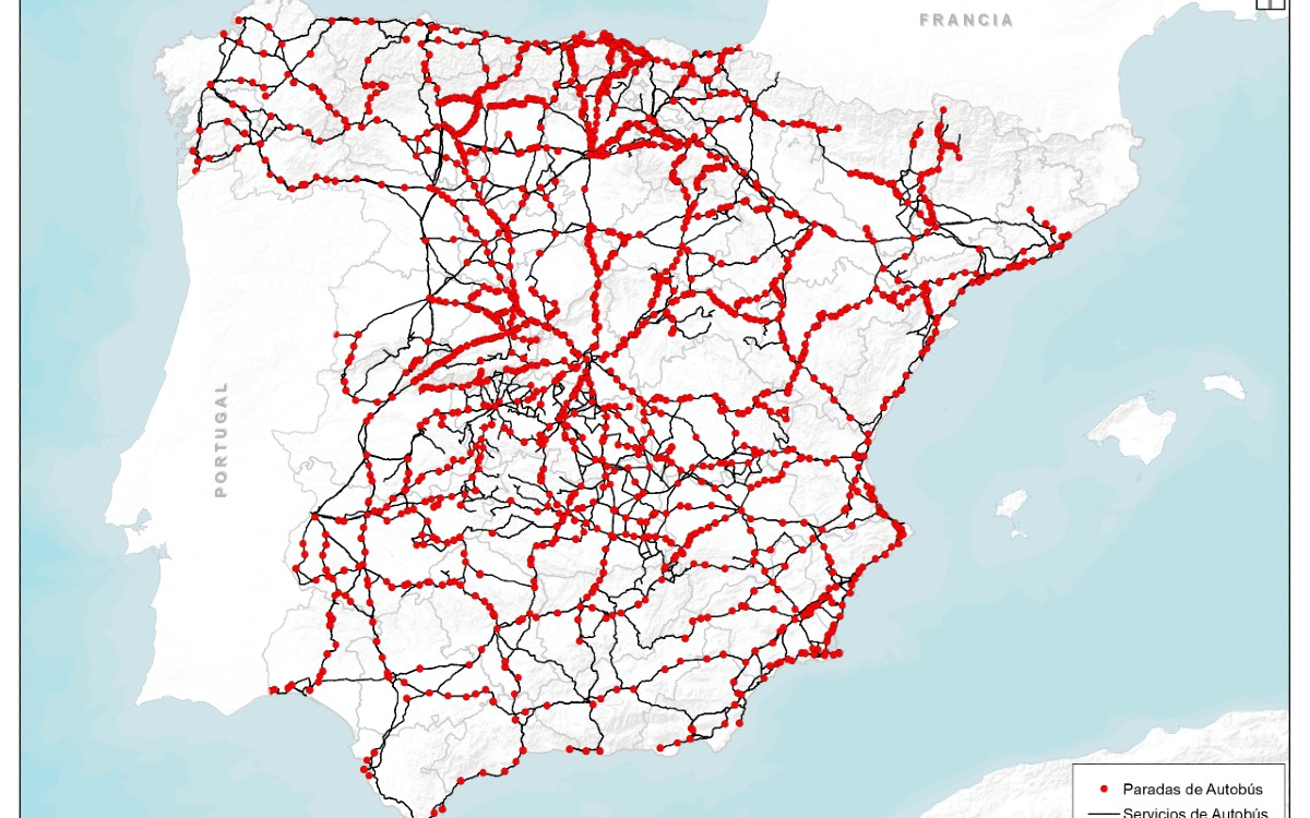 A consulta pública los corredores del transporte regular de viajeros, que mantienen líneas y paradas