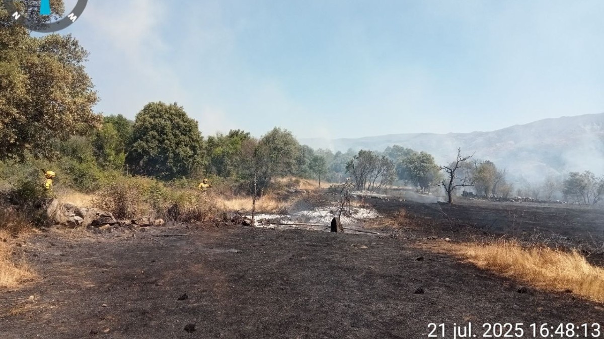 Imagen de archivo de un incendio.