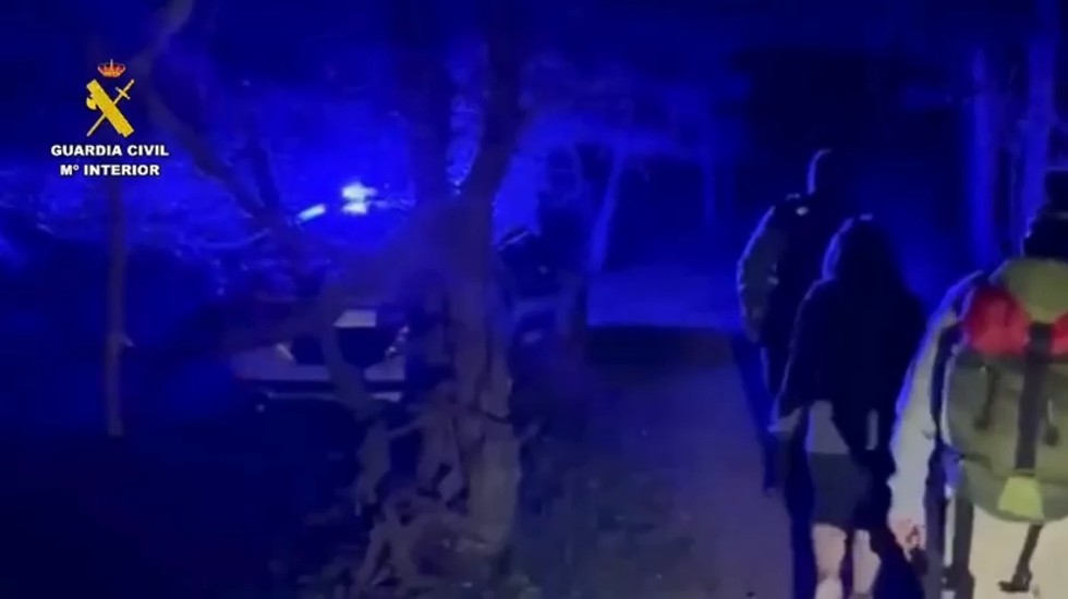 Rescate de madrugada en Peguerinos.