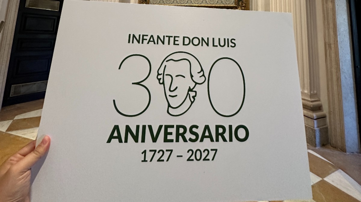 Logotipo del III Centenario del Infante don Luis de Borb&oacute;n.