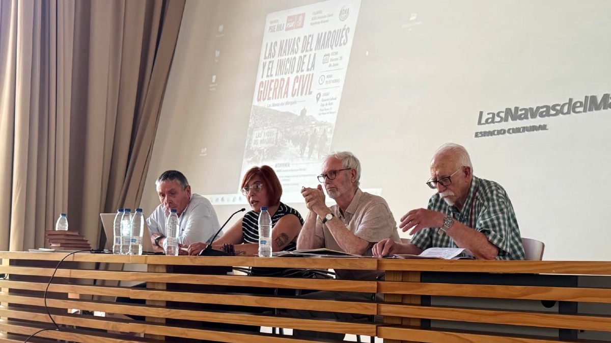 Acto del PSOE sobre la Guerra Civil en Las Navas.
