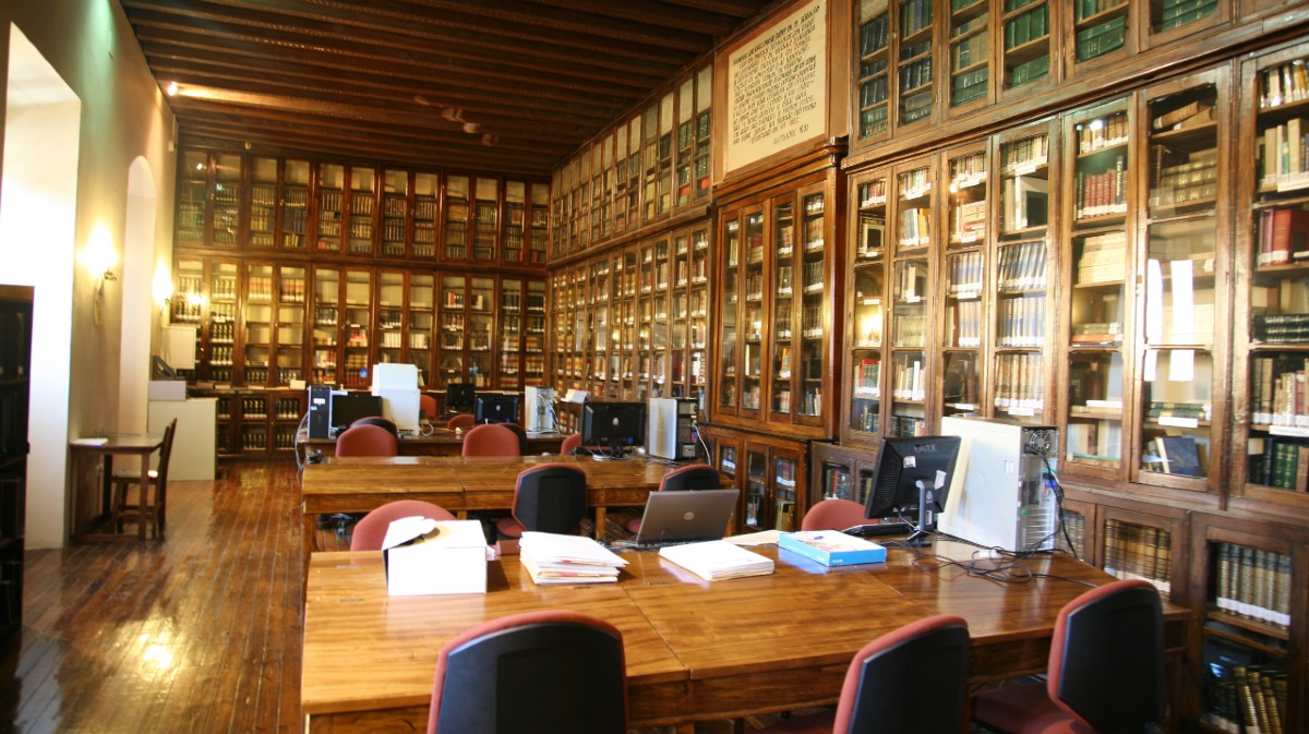 Sala de investigadores del Archivo General Militar de &Aacute;vila.