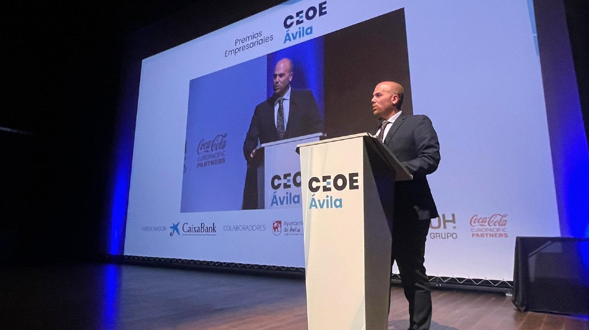 Diego D&iacute;ez, presidente de CEOE &Aacute;vila.