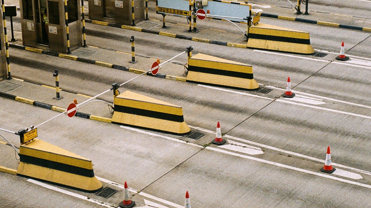 Peaje en una autopista.