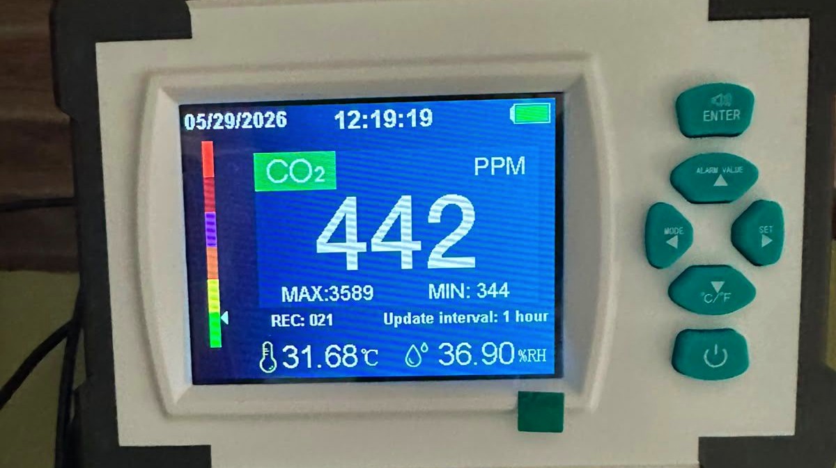 Temperatura de 31,6&ordm; en el IES Candavera.