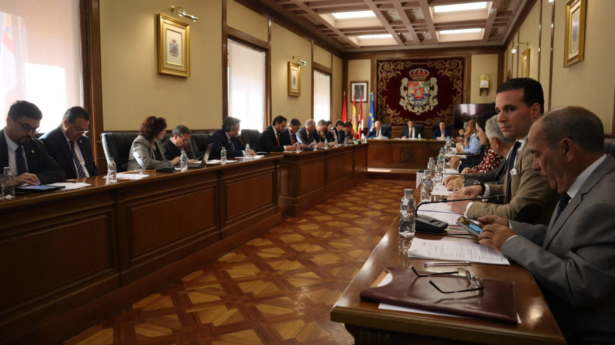 Pleno en la Diputaci&oacute;n de &Aacute;vila.