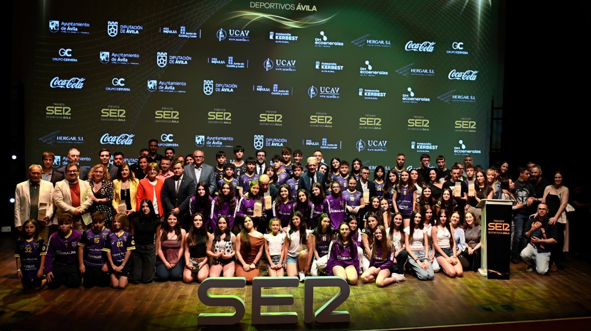 Galardonados en los Premios Ser Deportivos. Foto: Gonzalo Glez. de Vega.