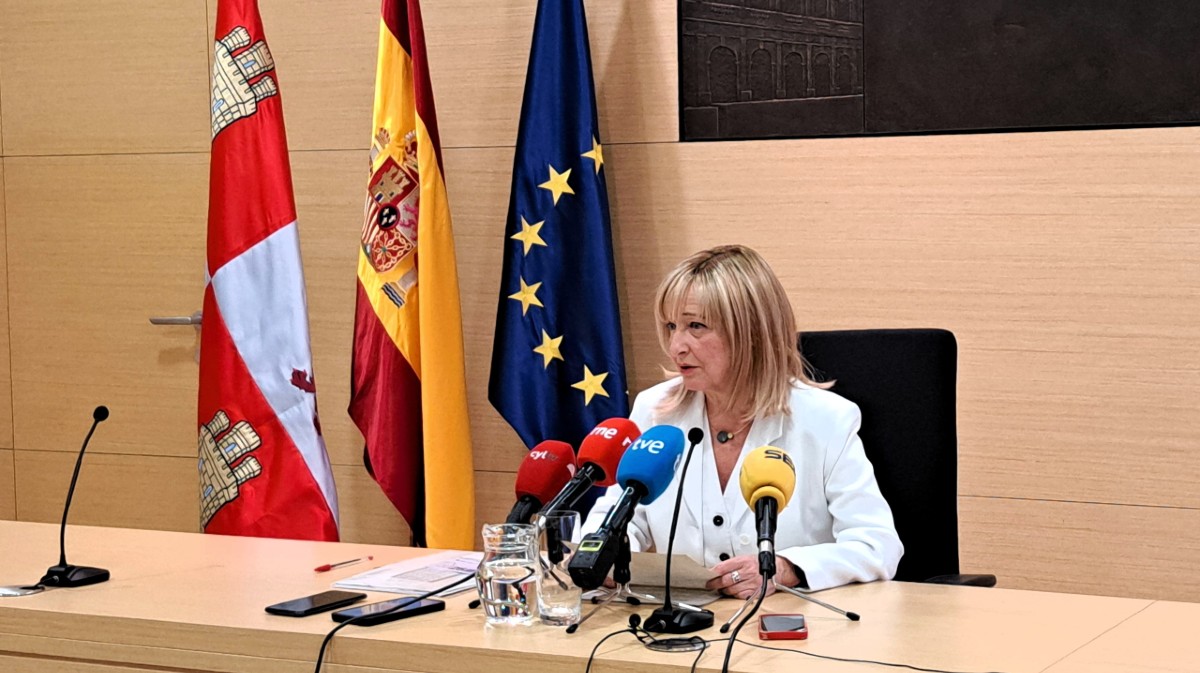 Ana del Ser, presidenta del TSJCyL, presenta la memoria anual.