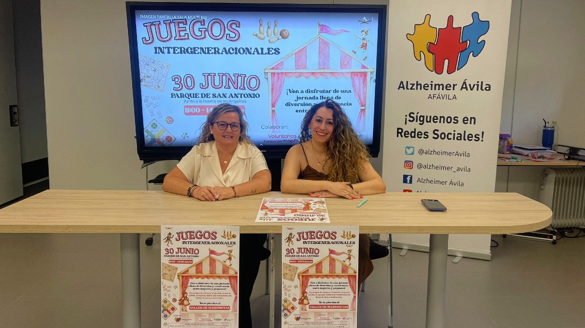 Presentaci&oacute;n de los 'Juegos intergeneracionales' de Alzheimer &Aacute;vila.