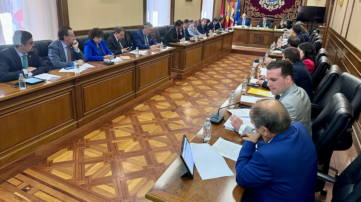 Imagen de archivo de un pleno de la Diputaci&oacute;n.