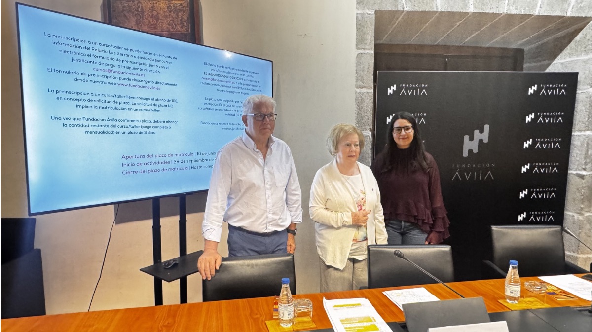 Presentaci&oacute;n de los nuevos cursos de la Fundaci&oacute;n &Aacute;vila