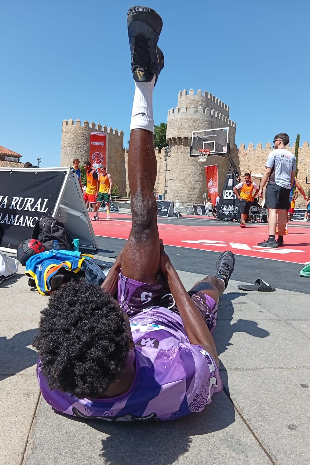 Baloncesto 3x3 Street Basket Tour en el centro de &Aacute;vila.