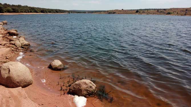 Embalse de Las Cogotas.