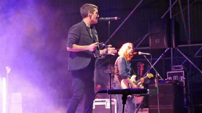 Maldita Nerea en las Fiestas de La Santa de 2018.