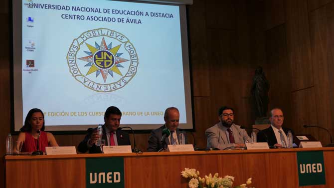Inauguración de los Cursos de Verano de la UNED.