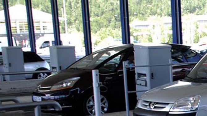 Peaje en la autopista AP-6.