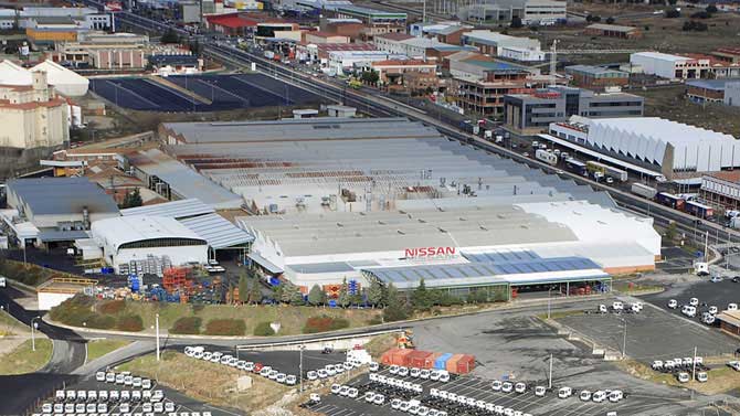 Fábrica de Nissan en Ávila.