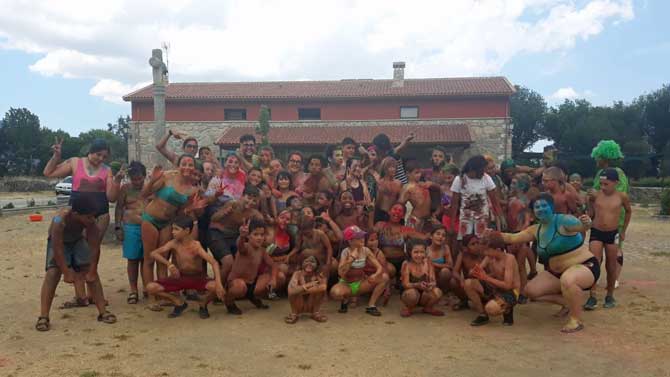 Campamento de Cáritas en Piedrahíta.