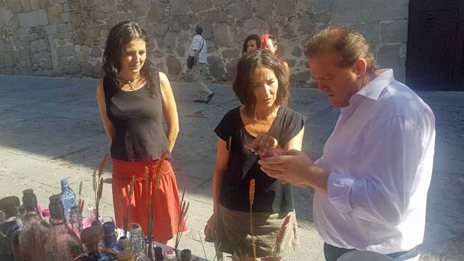 Feria de artesanía Avilarte en la plaza de Pedro Dávila.