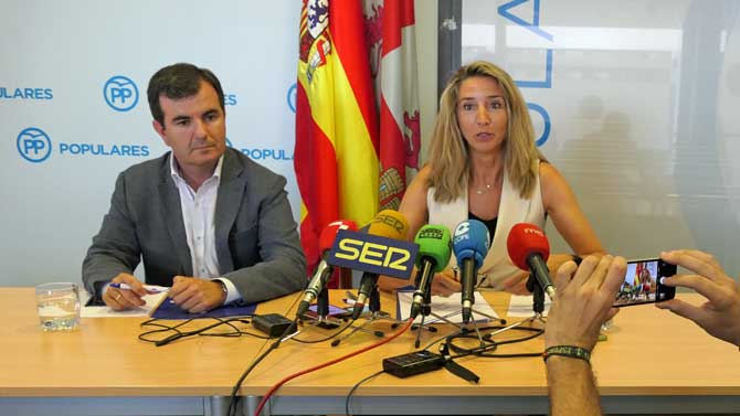 El senador Juan Pablo Martín y la diputada Alicia García.